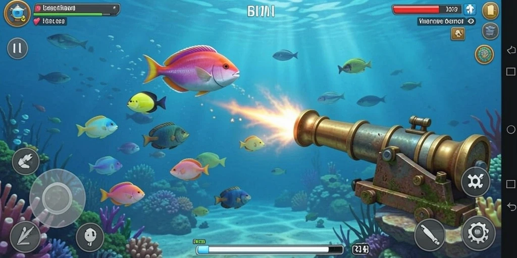 Screenshot menampilkan antarmuka permainan yang menarik.