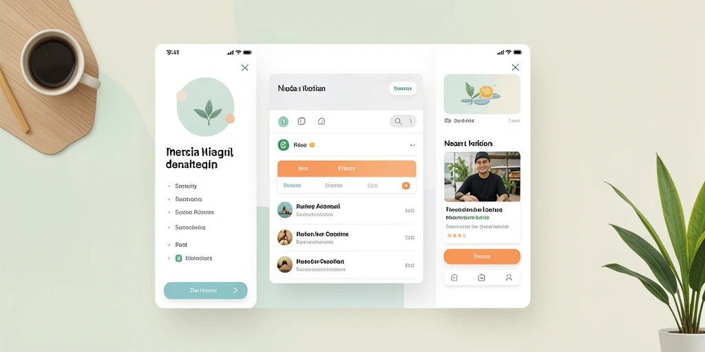 Tampilan awal yang menarik dan user-friendly.