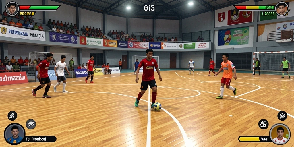 Antarmuka permainan yang interaktif dan menarik.